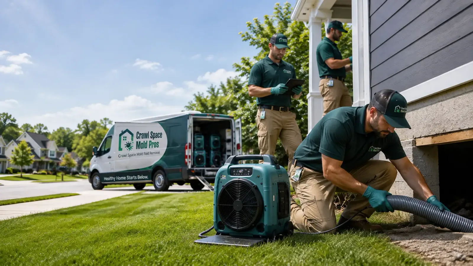 Crawl Space Mold Removal in Nellis, WV